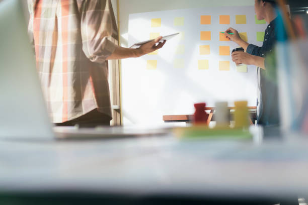 istock Team of Designer working at office. 1008341250