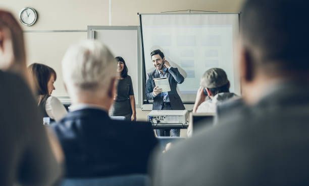 istock Business People at a Seminar 1008366566