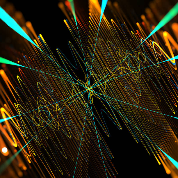 Mathematical waves with depth of field and bokehs