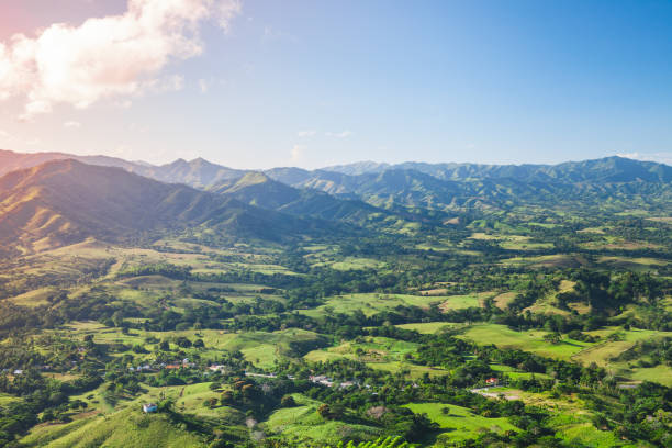 Views from the mountains of Stoney Hill In Kingston, Jamaica