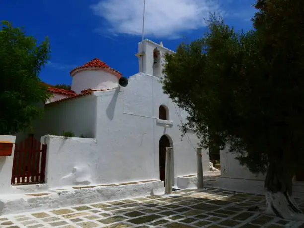 Village of Panagia, church, Serifos island, Greece