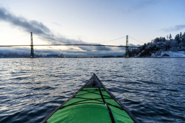 istock Kayaking near Lions Gate Bridge 1008389728
