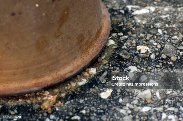 A Vase And A Rock Stock Photo - Download Image Now - Backgrounds, Brown, Design