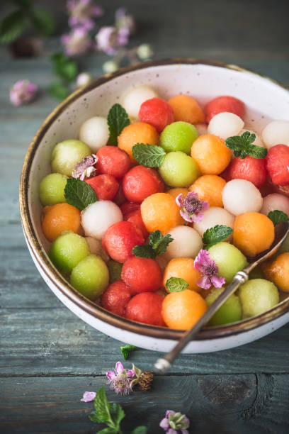 istock Summer Fruit Salad with Melon, Watermelon, Cantaloup 1008404864