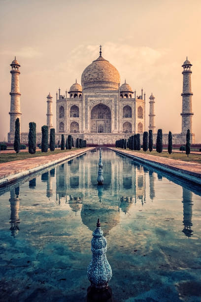 istock Taj Mahal mausoleum in Agra 1008419088