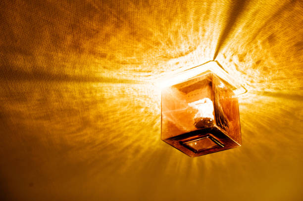 istock Colourful Sparkling Lamp With Yellow-Orange Light 1008429534