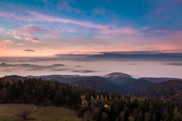 istock Cold dusk in the Tatra Mountains in autumn,Poland 1008445512