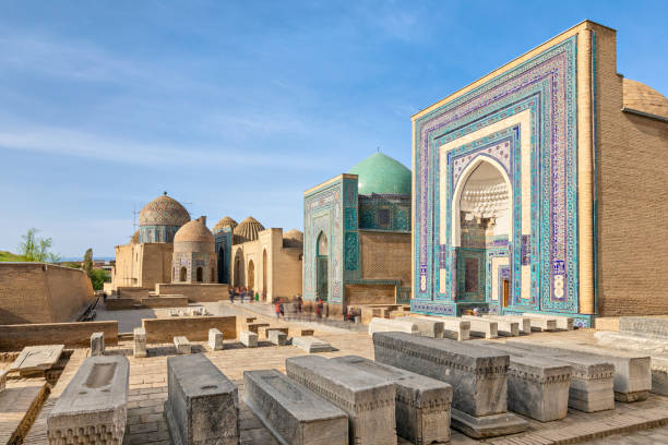 istock Shah-i-Zinda necropolis in Samarkand, Uzbekistan 1008446422