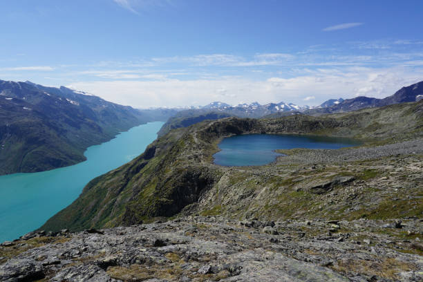 istock Beseggen mountain ridge in Jotunheimen, Norway with blue sky and clouds 1008451606
