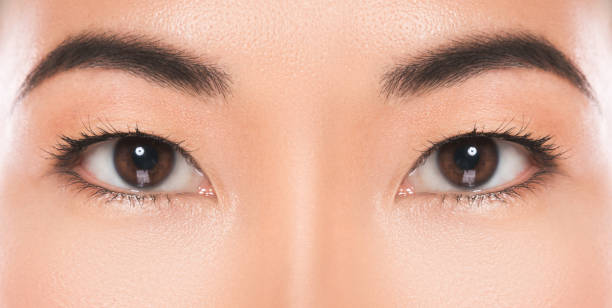 istock Close-up of Asian eyes. 1008472348