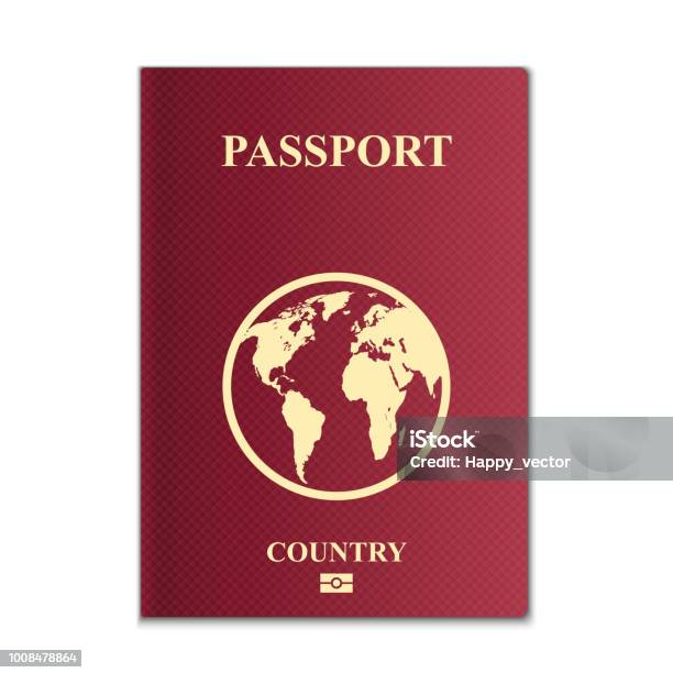 Creative Vector Illustration Of Passports With Globe Map Isolated On Transparent Background Art Design Front Cover International Identification Document Abstract Concept Graphic Element Stock Illustration - Download Image Now