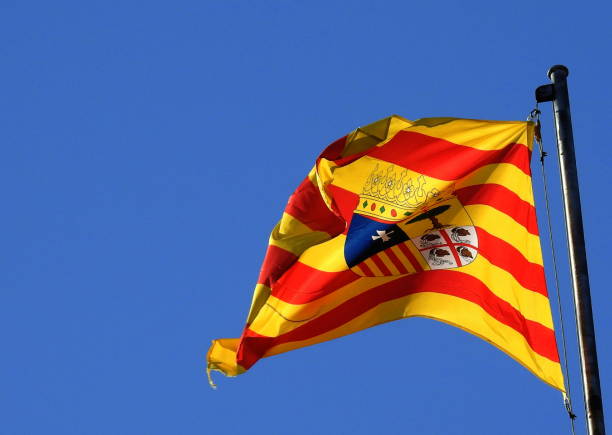 istock Flag of Aragon, Spain 1008492300