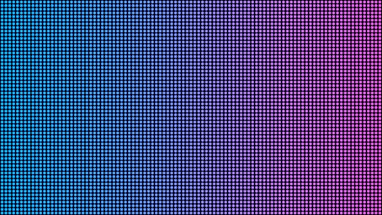 Creative vector illustration of led screen macro texture isolated on transparent background. Art design rgb diode seamless pattern. Abstract concept graphic television projection display element