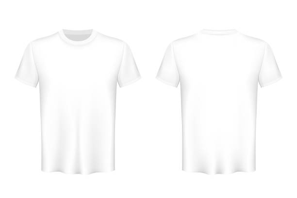 istock Creative vector illustration of colored T-shirts Set isolated on transparent background. Art design blank mockup advertising template. Abstract concept graphic top view printing element 1008495904