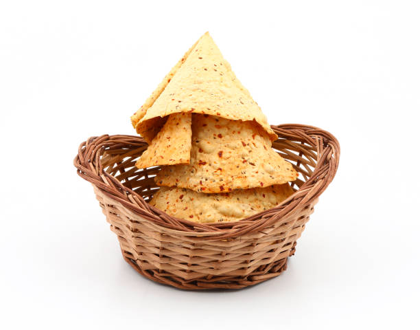 roasted papad - stater imagens e fotografias de stock