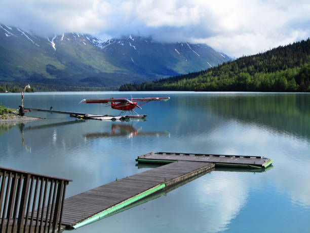 istock Seaplanes in the mountaious landscape, Alaska 1008512818