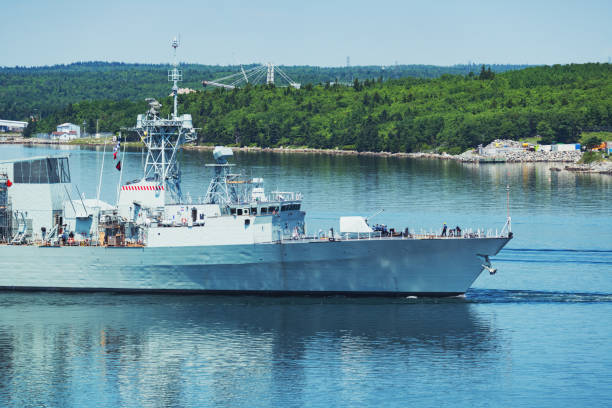 istock Canadian Navy Warship 1008521964