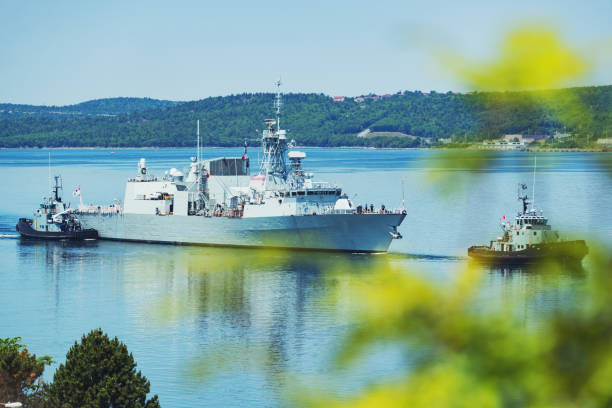 istock Canadian Navy Warship 1008521990