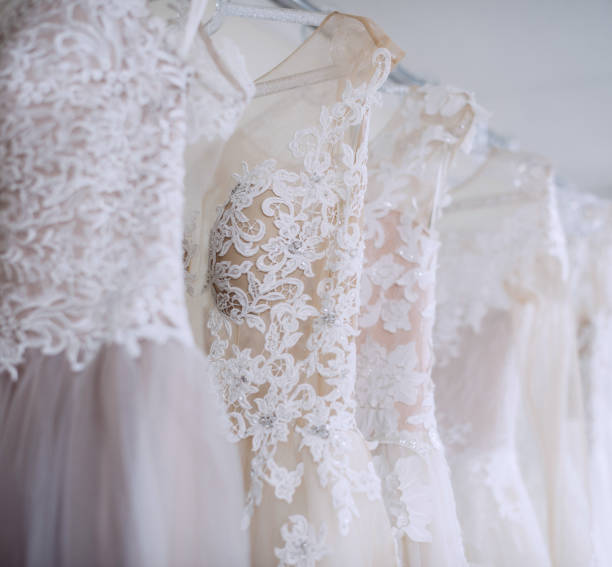 istock fashion store with wedding dresses 1008550552