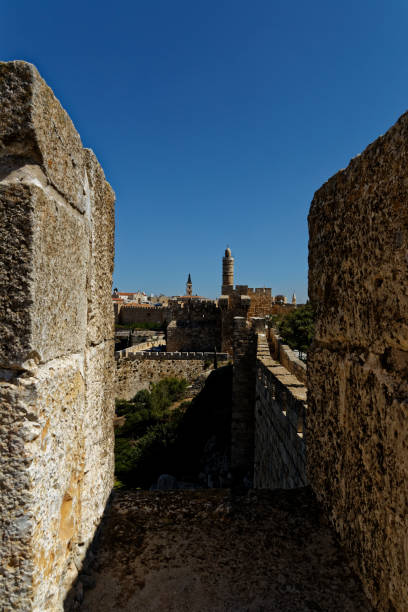 istock The wall walk of Jerusalem and Tower of David 1008551792