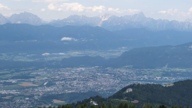 istock view on villach from gerlitzen on a cloudy day 1008557348