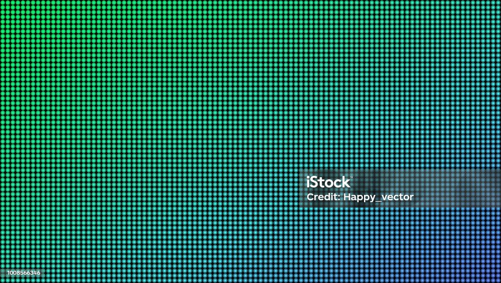 Creative vector illustration of led screen macro texture isolated on transparent background. Art design rgb diode seamless pattern. Abstract concept graphic television projection display element LED Light stock vector