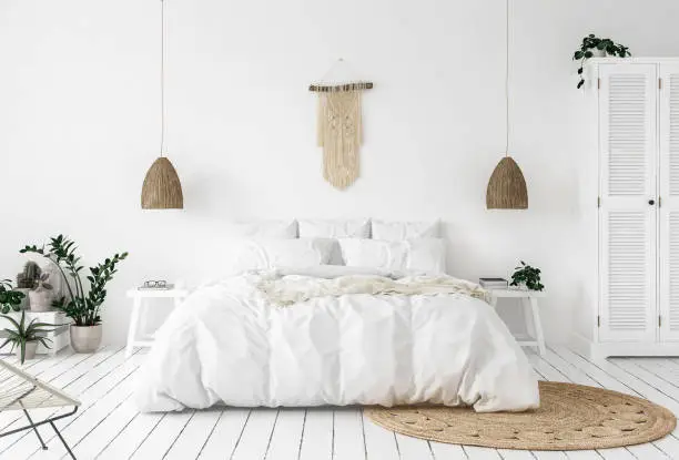 Photo of Scandi-boho style bedroom