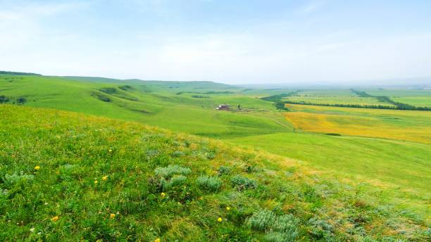 istock Caucasus mountains panorama with general view over valey 1008600248