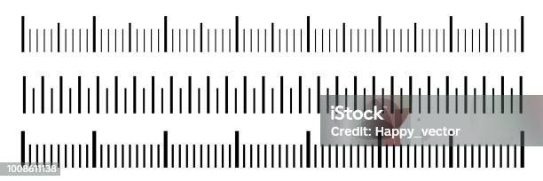 Measurement Range Graphics Creative Vector Illustration Of Size Indicators Set Isolated On ...