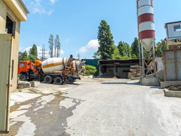 istock Concrete mixer at the factory 1008653740