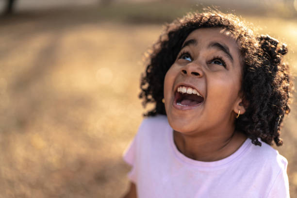 istock Little Cute Girl Imagination / Dreaming 1008662726