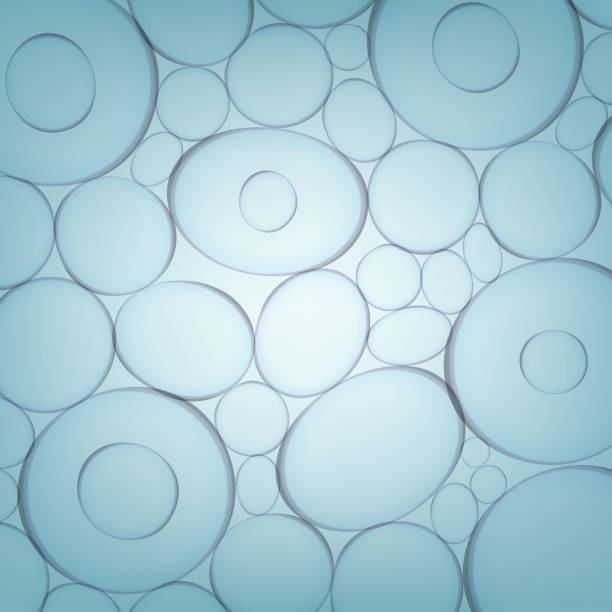 istock Creative vector illustration of life biology cell medicine scientific background. Art design science microscope macro close up top view banner. Abstract concept graphic molecular research dna element 1008670440