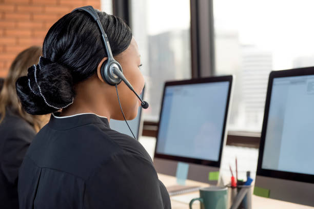 istock Businesswomen working in call center 1008681490