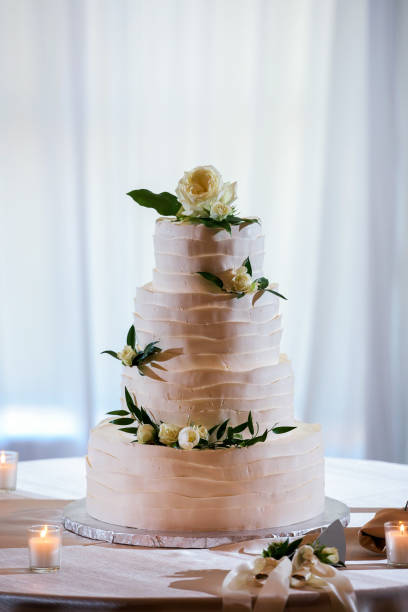 istock Decorative Large Tall Fancy Wedding Cake (Click for more) 1008712266