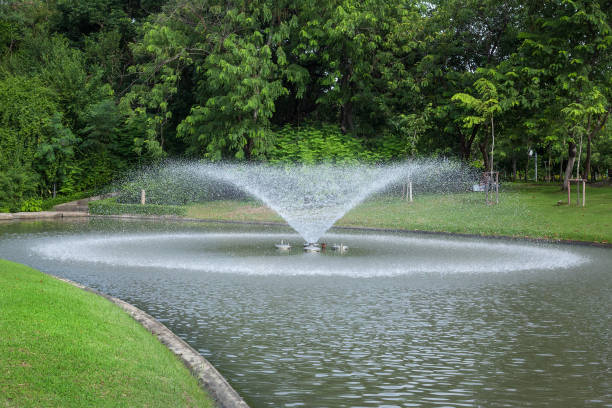 istock Fountain in the garden 1008717194