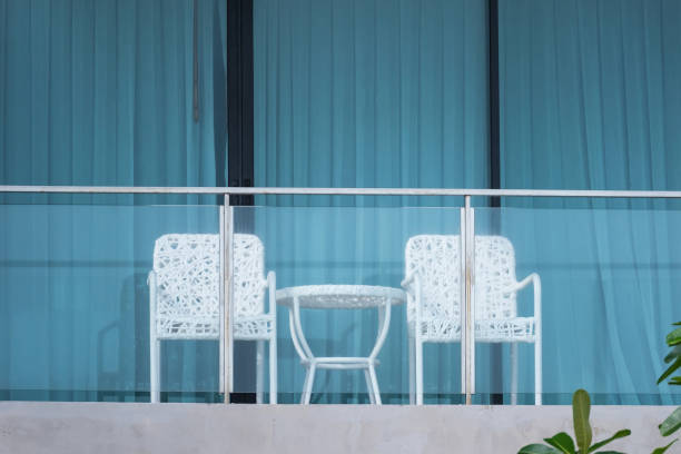istock Table chair on the balcony.Thailand 1008736696