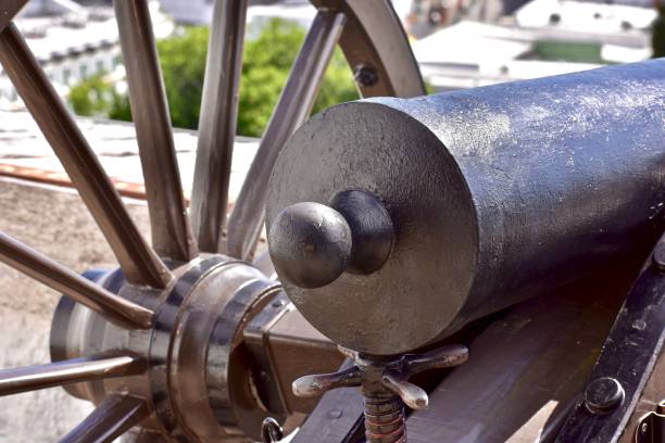 istock Cannon at the Fort-Mackinac Island 1008783600