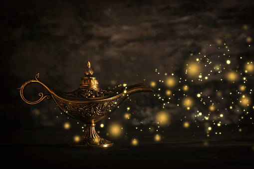 Image Of Magical Mysterious Aladdin Lamp With Glitter Sparkle Lights Over Black Background Lamp Of Wishes Stock Photo - Download Image Now - iStock Image Of Magical Mysterious Aladdin Lamp With Glitter Sparkle Lights Over Black Background Lamp Of Wishes Stock Photo - Download Image Now - iStock