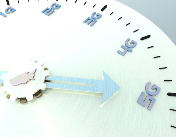 istock Future 5G broadband, network communication, future technology,United States map 1008815504