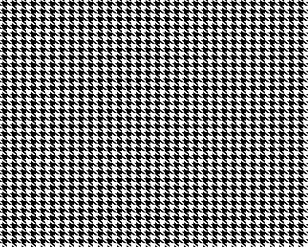 Creative vector illustration of fabric houndstooth seamless vector pattern background. Geometric print hounds tooth art design. Abstract concept english glen plaid graphic element for fashion Creative vector illustration of fabric houndstooth seamless vector pattern background. Geometric print hounds tooth art design. Abstract concept english glen plaid graphic element for fashion. herringbone stock illustrations