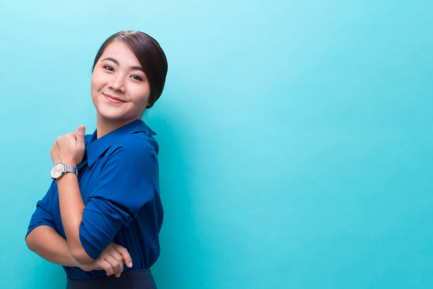 istock Asian woman showing gesture on isolated background 1008837314