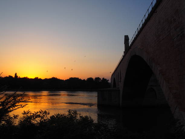 istock Sunset over Avignon, France 1008848946
