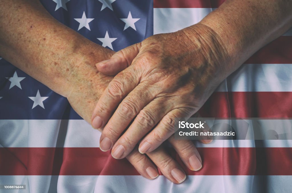 Wir sind stolz darauf, ein amerikanisches - Lizenzfrei Veteran Stock-Foto