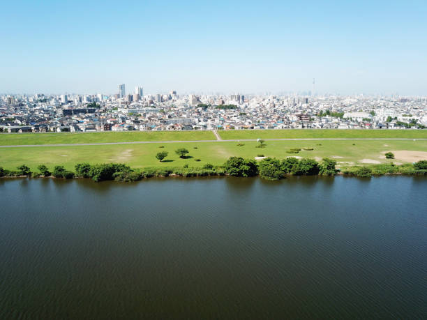 istock Scenery seen from above the Edogawa River 1008895048