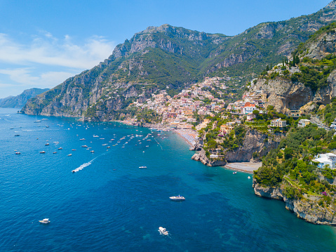 Amalfi coast village Positano in Italy