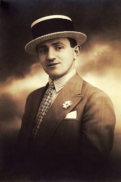 istock Vintage young handsome man portrait 1008908668