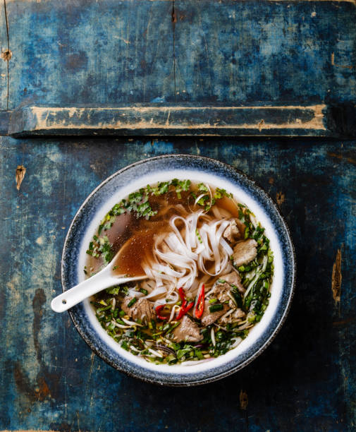 istock Pho Bo vietnamese Soup with beef 1008930178