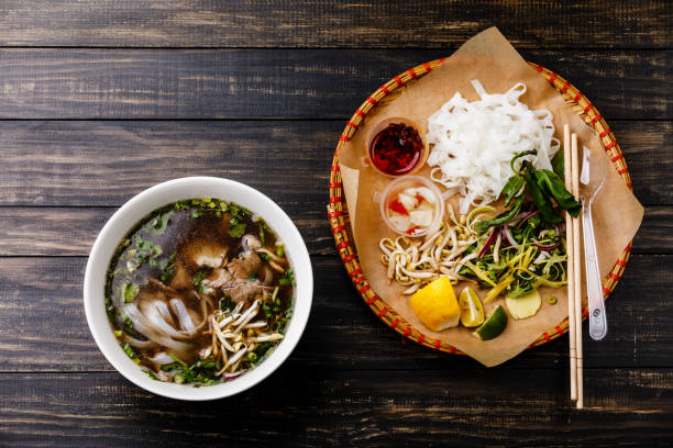 istock Pho Bo vietnamese Soup with beef 1008930194