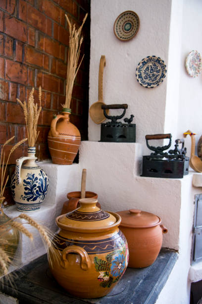istock Traditional Romanian earthenware pottery in Buzau - Romania 1008936140
