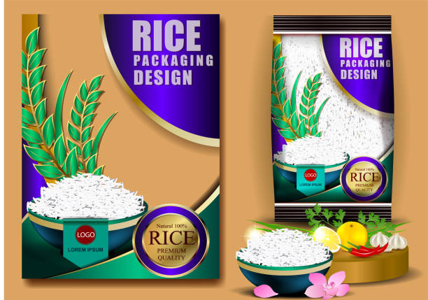 Paquete De Arroz Vectores Libres de Derechos - iStock Paquete De Arroz Vectores Libres de Derechos - iStock
